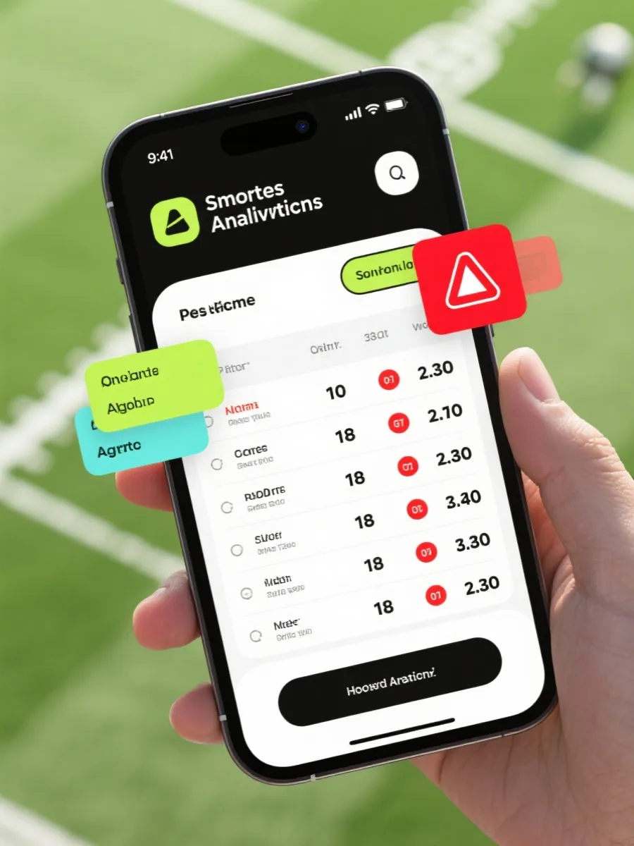 电竞足球App界面示意图