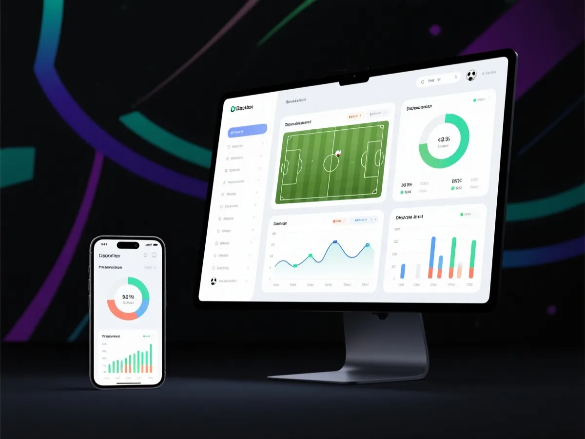 电竞足球盘口分析与数据追踪示意